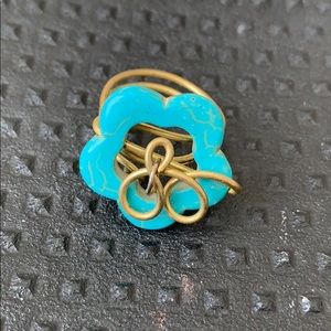 Bundle Add 🎈 Turquoise gold wire ring